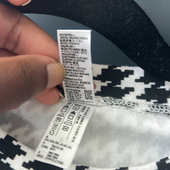 American Apparel Houndstooth Top - Picture 3 of 4